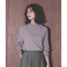 【エニー/ANY】の【洗濯機可能】しあわせタッチニットプルオーバー 人気、トレンドファッション・服の通販 founy(ファニー) ファッション Fashion レディースファッション Fashion for Women トップス・カットソー Cut & Sew Tops ニット Knit Tops & Sweaters カジュアルプルオーバー・ニットトップス Pullovers & Knit Tops / Casual Pullovers ストレッチ Stretch, Stretchy Fabric スリット Slit, Slit Detail スリーブ Sleeve, Long Sleeve / Short Sleeve バランス Balance, Style Balance リラックス Relax, Relaxed Fit thumbnail グレージュ|ID: prp329100004863622 ipo3291000000036173553