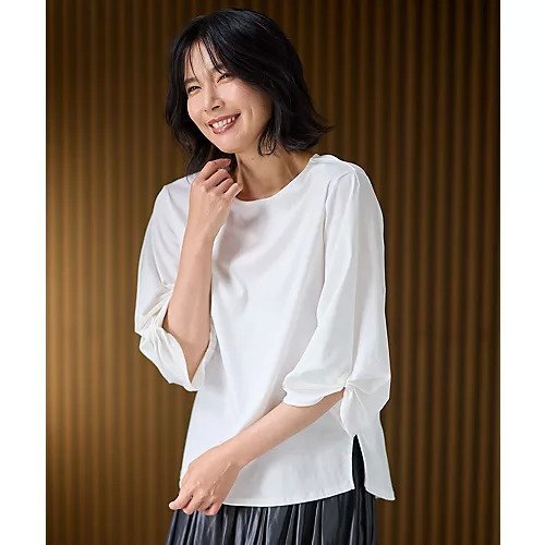 【エニー/ANY】のシルケットスムースタックスリーブプルオーバー インテリア・キッズ・メンズ・レディースファッション・服の通販 founy(ファニー) 　ファッション　Fashion　レディースファッション　Fashion for Women　トップス・カットソー　Cut & Sew Tops　カジュアルプルオーバー・ニットトップス　Pullovers & Knit Tops / Casual Pullovers　おすすめ　Recommended / Our Picks　スリット　Slit, Slit Detail　定番　Standard, Basic Item　オフ|ID: prp329100004863623 ipo3291000000036173568