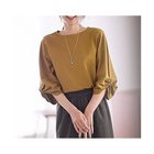 【エニー/ANY】のシルケットスムースタックスリーブプルオーバー キャメル|ID: prp329100004863623 ipo3291000000036173570