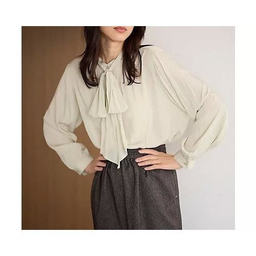 【エニー/ANY】の2WAYボウタイブラウス インテリア・キッズ・メンズ・レディースファッション・服の通販 founy(ファニー) https://founy.com/ ファッション Fashion レディースファッション Fashion for Women トップス・カットソー Cut & Sew Tops シャツ・ブラウス・オフィスカジュアル Elegant Blouses & Button-Ups おすすめ Recommended / Our Picks インナー Innerwear ジャケット Jacket, Outerwear |ID: prp329100004863624 ipo3291000000036286372