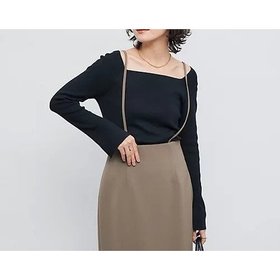 【ノーリーズソフィー/NOLLEY'S sophi】の【WEB限定カラーあり】総針スクエアネックプルオーバーニット 人気、トレンドファッション・服の通販 founy(ファニー) ファッション Fashion レディースファッション Fashion for Women トップス・カットソー Cut & Sew Tops ニット Knit Tops & Sweaters カジュアルプルオーバー・ニットトップス Pullovers & Knit Tops / Casual Pullovers 2025年 2025 2025-2026秋冬・A/W Autumn/Winter 2025–26 AW25–26 スクエア Square, Square Shape スリット Slit, Slit Detail タイトスカート Pencil Skirt, Tight Skirt デコルテ Décolleté, Neckline デニム Denim, Jeans Material |ID:prp329100004864146