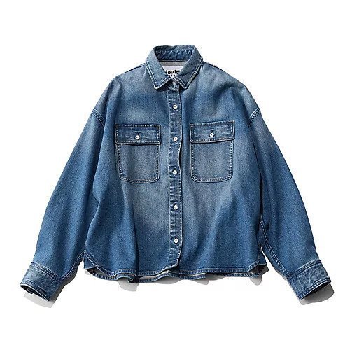 【ヘルシーデニム/Healthy Denim】のAlmond Milk デニムシャツ インテリア・キッズ・メンズ・レディースファッション・服の通販 founy(ファニー) https://founy.com/ ファッション Fashion レディースファッション Fashion for Women トップス・カットソー Cut & Sew Tops シャツ・ブラウス・オフィスカジュアル Elegant Blouses & Button-Ups インディゴ Indigo Denim ショート Short, Short Length デニム Denim, Jeans Material トレンド Trend, Trending Now バランス Balance, Style Balance 定番 Standard, Basic Item 洗える Machine Washable |ID: prp329100004864156 ipo3291000000036312652