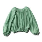 【デボーションツウィンズ/Devotion TWINS】のWILLOW パフスリーブギャザーブラウス 人気、トレンドファッション・服の通販 founy(ファニー) ファッション Fashion レディースファッション Fashion for Women トップス・カットソー Cut & Sew Tops シャツ・ブラウス・オフィスカジュアル Elegant Blouses & Button-Ups エスニック Ethnic Style 洗える Machine Washable ギャザー Gathered, Ruffled ドレープ Drape, Draping Fabric 人気 Popular, Best Seller ブラウジング Blouson Silhouette, Cinched Waist モダン Modern, Contemporary リアル Real, Realistic thumbnail グリーン|ID: prp329100004864157 ipo3291000000036196116