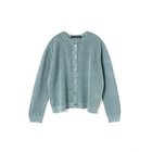 【ミズイロ インド/mizuiro ind】のストーンウォッシュメッシュクルーネックカーディガン ライトブルー|ID: prp329100004864165 ipo3291000000036287980