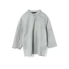 【ミズイロ インド/mizuiro ind】のレースシノワズリシャツ 人気、トレンドファッション・服の通販 founy(ファニー) ファッション Fashion レディースファッション Fashion for Women トップス・カットソー Cut & Sew Tops シャツ・ブラウス・オフィスカジュアル Elegant Blouses & Button-Ups アンティーク Antique-Inspired シンプル Simple, Minimal スカラップ Scallop, Scalloped Edge レース Lace, Lace Fabric エレガント 上品 Elegant 無地 Plain, Solid Color thumbnail グレー|ID: prp329100004864166 ipo3291000000036196167