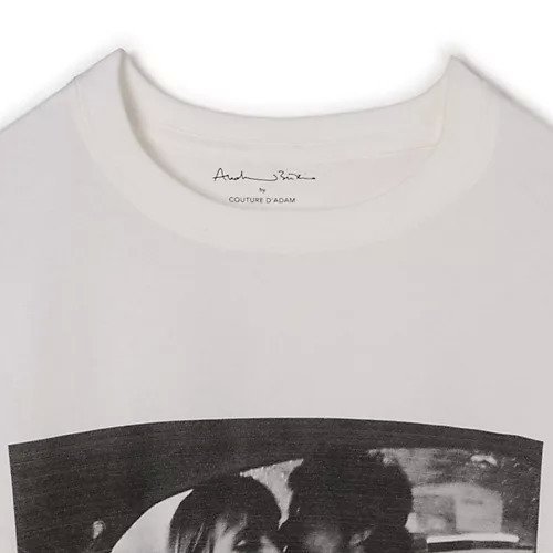 【クチュールドアダム/COUTURE D'ADAM】のT-Shirt / Jane & Serge in the Taxi (Monochrome) 人気、トレンドファッション・服の通販 founy(ファニー) 　ファッション　Fashion　レディースファッション　Fashion for Women　トップス・カットソー　Cut & Sew Tops　シャツ・ブラウス・オフィスカジュアル　Elegant Blouses & Button-Ups　ロングTシャツ・Tシャツ　Longline T-Shirts & Tees　インナー　Innerwear　ジャケット　Jacket, Outerwear　デニム　Denim, Jeans Material　プリント　Print, Printed Pattern　洗える　Machine Washable　other-3|ID: prp329100004866104 ipo3291000000036261558