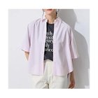 【エニー/ANY】のエニィファンクション半袖シャツブラウス ピンクストライプ|ID: prp329100004866796 ipo3291000000036292626