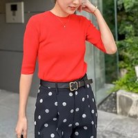 【ノーリーズ/NOLLEY'S】の《手洗い可能》《アンサンブル対応》2 2リブ5分袖プルオーバーニット 人気、トレンドファッション・服の通販 founy(ファニー) ファッション Fashion レディースファッション Fashion for Women トップス・カットソー Cut & Sew Tops ニット Knit Tops & Sweaters アンサンブルニット Knit Ensembles & Twin Sets カジュアルプルオーバー・ニットトップス Pullovers & Knit Tops / Casual Pullovers 2025年 2025 2025-2026秋冬・A/W Autumn/Winter 2025–26 AW25–26 アンサンブル Ensemble Set ストレッチ Stretch, Stretchy Fabric ベーシック Basic, Essential |ID:prp329100004866989