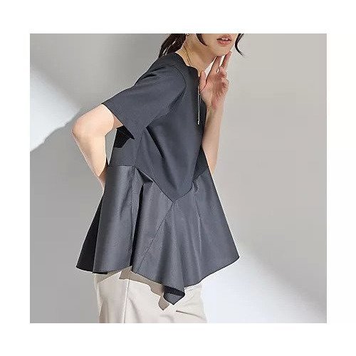 【エニー/ANY】のコンビネーションイレヘムカットソー 人気、トレンドファッション・服の通販 founy(ファニー) ファッション Fashion レディースファッション Fashion for Women トップス・カットソー Cut & Sew Tops カットソー・ベーシックTシャツ Cut-and-Sewn Tops / Stretch Tees & Basics アシンメトリー Asymmetrical Style コンビ Combo, Combination Style ストレート Straight, Straight Cut チュニック Tunic, Long Top バランス Balance, Style Balance パターン Pattern, Design Print リラックス Relax, Relaxed Fit other-3|ID: prp329100004867468 ipo3291000000036259173