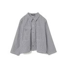 【ミズイロ インド/mizuiro ind】のストライプカバーオール 人気、トレンドファッション・服の通販 founy(ファニー) ファッション Fashion レディースファッション Fashion for Women インナー Innerwear コンパクト Compact, Small Size ジャケット Jacket, Outerwear ストライプ Stripe, Striped Pattern フロント Front, Front Design ポケット Pocket, Pocket Detail 今季 This Season, Current Season 定番 Standard, Basic Item thumbnail ブラック|ID: prp329100004867543 ipo3291000000036260713