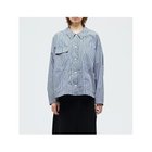 【ミズイロ インド/mizuiro ind】のストライプカバーオール 人気、トレンドファッション・服の通販 founy(ファニー) ファッション Fashion レディースファッション Fashion for Women インナー Innerwear コンパクト Compact, Small Size ジャケット Jacket, Outerwear ストライプ Stripe, Striped Pattern フロント Front, Front Design ポケット Pocket, Pocket Detail 今季 This Season, Current Season 定番 Standard, Basic Item thumbnail ブルー|ID: prp329100004867543 ipo3291000000036260714