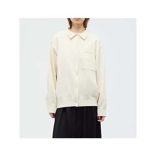 【ミズイロ インド/mizuiro ind】のシャツカーディガン インテリア・キッズ・メンズ・レディースファッション・服の通販 founy(ファニー) ファッション Fashion レディースファッション Fashion for Women トップス・カットソー Cut & Sew Tops カーディガン・羽織り Layered Style Cardigans シャツ・ブラウス・オフィスカジュアル Elegant Blouses & Button-Ups カーディガン Cardigan, Knitwear フロント Front, Front Design ポケット Pocket, Pocket Detail ポロシャツ Polo Shirt, Collared Tee 定番 Standard, Basic Item アイボリー|ID: prp329100004867544 ipo3291000000036260721