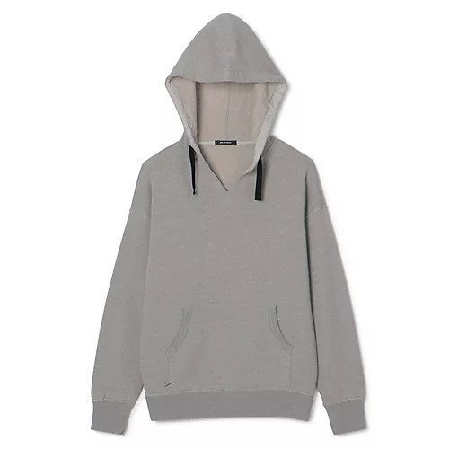 【パドカレ/pas de calais】の25AW裏毛PK インテリア・キッズ・メンズ・レディースファッション・服の通販 founy(ファニー) 　ファッション　Fashion　レディースファッション　Fashion for Women　2025年　2025　2025-2026秋冬・A/W　Autumn/Winter 2025–26 AW25–26　ショルダー　Shoulder, Shoulder Strap　スリット　Slit, Slit Detail　ドロップ　Drop Shoulder, Dropped Style　モダン　Modern, Contemporary　洗える　Machine Washable　グレー|ID: prp329100004867643 ipo3291000000036261732