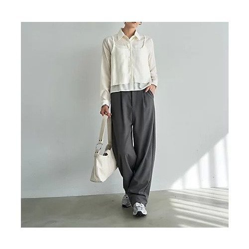 【スタイルデリ/STYLE DELI】のキャミレイヤード風シアーシャツ 人気、トレンドファッション・服の通販 founy(ファニー) ファッション Fashion レディースファッション Fashion for Women トップス・カットソー Cut & Sew Tops キャミソール&ノースリーブ Camisoles & Sleeveless Tops シャツ・ブラウス・オフィスカジュアル Elegant Blouses & Button-Ups イエロー Yellow エアリー Airy Texture 春 Spring カフス Cuff Design キャミ Camisole, Cami Top キャミソール Camisole, Spaghetti Strap Top コンパクト Compact, Small Size シアー Sheer, See-Through シンプル Simple, Minimal ストレート Straight, Straight Cut スリット Slit, Slit Detail 長袖 Long Sleeve, Full Sleeve バランス Balance, Style Balance パール Pearl, Pearl Accent フロント Front, Front Design ポケット Pocket, Pocket Detail ロング Long, Long-Length ワイド Wide, Wide Fit S/S・春夏 SS, Spring/Summer, Warm Season 夏 Summer エレガント 上品 Elegant other-3|ID: prp329100004868046 ipo3291000000036269537