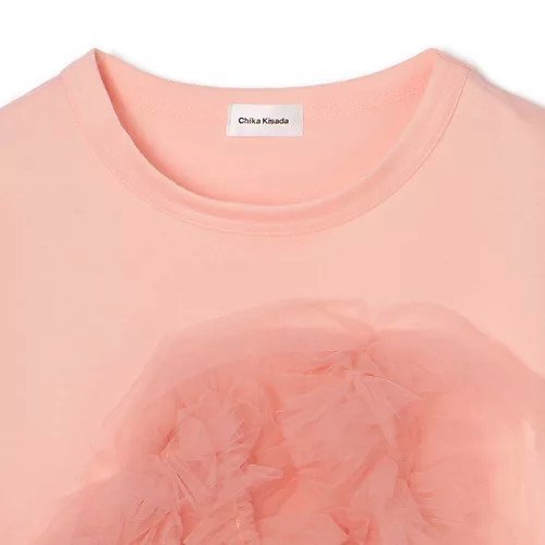 【チカ キサダ/CHIKA KISADA】のチュールTシャツ 人気、トレンドファッション・服の通販 founy(ファニー) 　ファッション　Fashion　レディースファッション　Fashion for Women　トップス・カットソー　Cut & Sew Tops　シャツ・ブラウス・オフィスカジュアル　Elegant Blouses & Button-Ups　ロングTシャツ・Tシャツ　Longline T-Shirts & Tees　チュール　Tulip, Tulip Motif　フィット　Fit, Slim Fit　モダン　Modern, Contemporary　洗える　Machine Washable　other-3|ID: prp329100004868081 ipo3291000000036270147