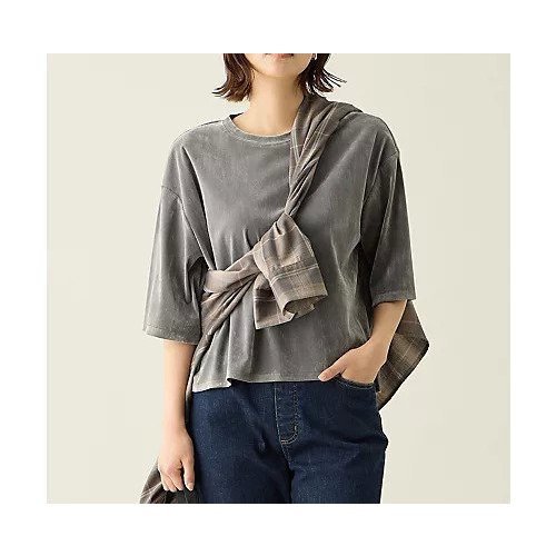 【エニー/ANY】のチュールフロッキープルオーバー インテリア・キッズ・メンズ・レディースファッション・服の通販 founy(ファニー) 　ファッション　Fashion　レディースファッション　Fashion for Women　トップス・カットソー　Cut & Sew Tops　カジュアルプルオーバー・ニットトップス　Pullovers & Knit Tops / Casual Pullovers　インナー　Innerwear　秋　Autumn　チュール　Tulip, Tulip Motif　デニム　Denim, Jeans Material　トレンド　Trend, Trending Now　バランス　Balance, Style Balance　ベロア　Velour, Soft Velvet　ボトム　Bottoms, Lower Wear　ワイド　Wide, Wide Fit　スレート|ID: prp329100004868125 ipo3291000000036271785