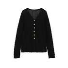 【マルティニーク/martinique】のジャガードカーディガン 人気、トレンドファッション・服の通販 founy(ファニー) ファッション Fashion レディースファッション Fashion for Women トップス・カットソー Cut & Sew Tops カーディガン・羽織り Layered Style Cardigans おすすめ Recommended / Our Picks カーディガン Cardigan, Knitwear ストレッチ Stretch, Stretchy Fabric チェック Check, Plaid, Tartan バランス Balance, Style Balance フィット Fit, Slim Fit ボトム Bottoms, Lower Wear thumbnail ブラック|ID: prp329100004868133 ipo3291000000036272263