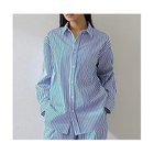 【ウィムガゼット/Whim Gazette】のストライプシャツ 人気、トレンドファッション・服の通販 founy(ファニー) ファッション Fashion レディースファッション Fashion for Women トップス・カットソー Cut & Sew Tops シャツ・ブラウス・オフィスカジュアル Elegant Blouses & Button-Ups 2026年 2026 おすすめ Recommended / Our Picks サテン Satin, Glossy Fabric スウェット / スエット Sweatshirt, Sweatwear ストライプ Stripe, Striped Pattern バランス Balance, Style Balance ポケット Pocket, Pocket Detail リラックス Relax, Relaxed Fit エレガント 上品 Elegant thumbnail ブルー|ID: prp329100004868136 ipo3291000000036272287