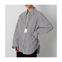【ウィムガゼット/Whim Gazette】のストライプシャツ 人気、トレンドファッション・服の通販 founy(ファニー) ファッション Fashion レディースファッション Fashion for Women トップス・カットソー Cut & Sew Tops シャツ・ブラウス・オフィスカジュアル Elegant Blouses & Button-Ups 2026年 2026 おすすめ Recommended / Our Picks サテン Satin, Glossy Fabric スウェット / スエット Sweatshirt, Sweatwear ストライプ Stripe, Striped Pattern バランス Balance, Style Balance ポケット Pocket, Pocket Detail リラックス Relax, Relaxed Fit エレガント 上品 Elegant |ID:prp329100004868137