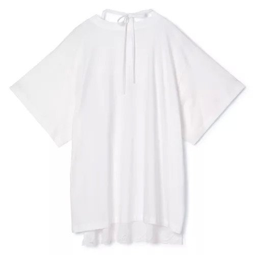 【アンスクリア/INSCRIRE】のHybrid Lingerie T-Shirt 人気、トレンドファッション・服の通販 founy(ファニー) 　ファッション　Fashion　レディースファッション　Fashion for Women　トップス・カットソー　Cut & Sew Tops　シャツ・ブラウス・オフィスカジュアル　Elegant Blouses & Button-Ups　ロングTシャツ・Tシャツ　Longline T-Shirts & Tees　シルク　Silk, 100% Silk　ドレープ　Drape, Draping Fabric　フランス　France, French　ランジェリー　Lingerie, Intimate Wear　レース　Lace, Lace Fabric　洗える　Machine Washable　other-2|ID: prp329100004869076 ipo3291000000036284204