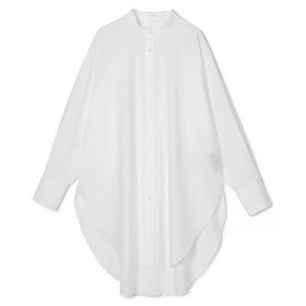 【プレインピープル/PLAIN PEOPLE】のハイカウントストライプバンドカラーシャツ 人気、トレンドファッション・服の通販 founy(ファニー) ファッション Fashion レディースファッション Fashion for Women トップス・カットソー Cut & Sew Tops シャツ・ブラウス・オフィスカジュアル Elegant Blouses & Button-Ups バランス Balance, Style Balance ボトム Bottoms, Lower Wear ラウンド Round, Round Neck リラックス Relax, Relaxed Fit ワイド Wide, Wide Fit 洗える Machine Washable |ID:prp329100004869085