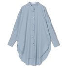 【プレインピープル/PLAIN PEOPLE】のハイカウントストライプバンドカラーシャツ ブルーストライプ|ID: prp329100004869085 ipo3291000000036320118