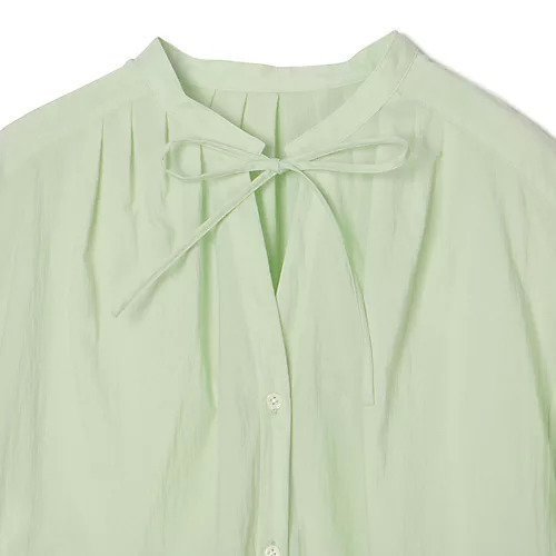 【プレインピープル/PLAIN PEOPLE】のチリメンタイプライタースキッパーギャザーブラウス 人気、トレンドファッション・服の通販 founy(ファニー) 　ファッション　Fashion　レディースファッション　Fashion for Women　トップス・カットソー　Cut & Sew Tops　シャツ・ブラウス・オフィスカジュアル　Elegant Blouses & Button-Ups　スキッパー　Skipper, Open Collar　リボン　Ribbon, Bow　夏　Summer　春　Spring　S/S・春夏　SS, Spring/Summer, Warm Season　洗える　Machine Washable　other-3|ID: prp329100004869086 ipo3291000000036284352