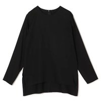 【プレインピープル/PLAIN PEOPLE】のキュプラサテンクルーネックブラウス 人気、トレンドファッション・服の通販 founy(ファニー) ファッション Fashion レディースファッション Fashion for Women トップス・カットソー Cut & Sew Tops シャツ・ブラウス・オフィスカジュアル Elegant Blouses & Button-Ups バランス Balance, Style Balance エレガント 上品 Elegant 洗える Machine Washable |ID:prp329100004869087