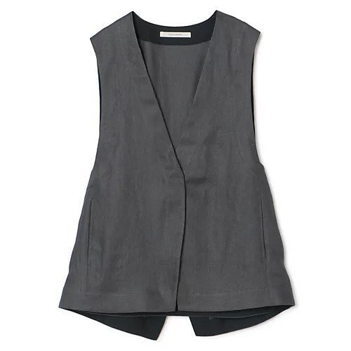 【プレインピープル/PLAIN PEOPLE】のリネンオックスデザインベスト インテリア・キッズ・メンズ・レディースファッション・服の通販 founy(ファニー) https://founy.com/ ファッション Fashion レディースファッション Fashion for Women アウター Coat / Outerwear Collection トップス・カットソー Cut & Sew Tops ベスト&ジレ / 重ね着スタイル Vests & Gilets フロント Front, Front Design ベスト Vest, Waistcoat |ID: prp329100004869088 ipo3291000000036335199