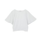 【ジュリエ/Julier】のフロウスムースショートトップス オフホワイト|ID: prp329100004869095 ipo3291000000036299482