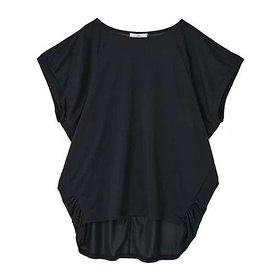 【ジュリエ/Julier】 マイクロ天竺ドレープトップス人気、トレンドファッション・服の通販 founy(ファニー) ファッション Fashion レディースファッション Fashion for Women トップス・カットソー Cut & Sew Tops コレクション Collection, Seasonal Line シンプル Simple, Minimal ドレープ Drape, Draping Fabric 半袖 Short Sleeve, Half Sleeve 無地 Plain, Solid Color ヨガ Yoga, Yoga Wear ランニング Running, Running Wear, Activewear, Jogging リラックス Relax, Relaxed Fit |ID:prp329100004869099