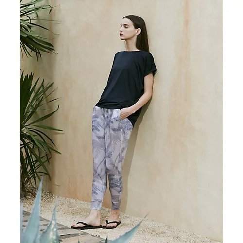 【ジュリエ/Julier】のマイクロ天竺ドレープトップス 人気、トレンドファッション・服の通販 founy(ファニー) 　ファッション　Fashion　レディースファッション　Fashion for Women　トップス・カットソー　Cut & Sew Tops　コレクション　Collection, Seasonal Line　シンプル　Simple, Minimal　ドレープ　Drape, Draping Fabric　半袖　Short Sleeve, Half Sleeve　無地　Plain, Solid Color　ヨガ　Yoga, Yoga Wear　ランニング　Running, Running Wear, Activewear, Jogging　リラックス　Relax, Relaxed Fit　other-3|ID: prp329100004869099 ipo3291000000036284440