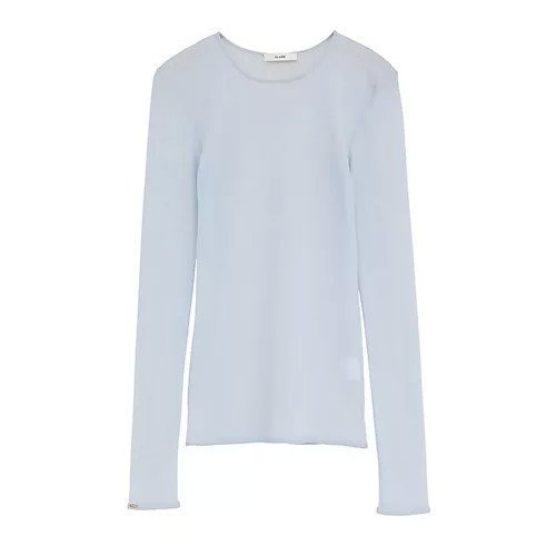 【クラネ/CLANE】のSHEER TULLE TOPS インテリア・キッズ・メンズ・レディースファッション・服の通販 founy(ファニー) 　ファッション　Fashion　レディースファッション　Fashion for Women　トップス・カットソー　Cut & Sew Tops　インナー　Innerwear　ストレッチ　Stretch, Stretchy Fabric　チャーム　Charm, Pendant　パイピング　Piping, Trim Design　ロング　Long, Long-Length　エレガント 上品　Elegant　BLUE|ID: prp329100004869313 ipo3291000000036288144