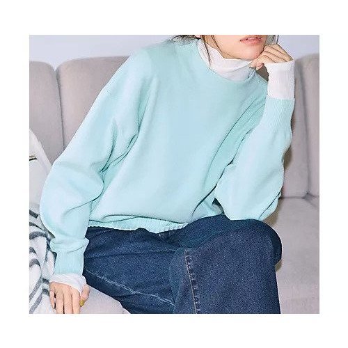 【エニー/ANY】の【新色追加】ハイネックデイリーニット インテリア・キッズ・メンズ・レディースファッション・服の通販 founy(ファニー) 　ファッション　Fashion　レディースファッション　Fashion for Women　トップス・カットソー　Cut & Sew Tops　ニット　Knit Tops & Sweaters　洗える　Machine Washable　ストレッチ　Stretch, Stretchy Fabric　スリット　Slit, Slit Detail　タートルネック　Turtleneck, High Neck　ボトム　Bottoms, Lower Wear　ボトルネック　Bottle Neck, Mock Neck　おすすめ　Recommended / Our Picks　スカイブルー|ID: prp329100004869428 ipo3291000000036289597