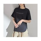 【エニー/ANY】のオーガビッツロゴテールTシャツ 人気、トレンドファッション・服の通販 founy(ファニー) ファッション Fashion レディースファッション Fashion for Women トップス・カットソー Cut & Sew Tops シャツ・ブラウス・オフィスカジュアル Elegant Blouses & Button-Ups ロングTシャツ・Tシャツ Longline T-Shirts & Tees インナー Innerwear 洗える Machine Washable 秋 Autumn カットソー Cut and Sewn Top シンプル Simple, Minimal デニム Denim, Jeans Material ボトム Bottoms, Lower Wear 半袖 Short Sleeve, Half Sleeve ワイド Wide, Wide Fit おすすめ Recommended / Our Picks thumbnail ブラック|ID: prp329100004869579 ipo3291000000036293054