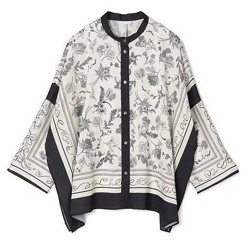 【プレインピープル/PLAIN PEOPLE】のパネルプリントブラウス インテリア・キッズ・メンズ・レディースファッション・服の通販 founy(ファニー) https://founy.com/ ファッション Fashion レディースファッション Fashion for Women トップス・カットソー Cut & Sew Tops シャツ・ブラウス・オフィスカジュアル Elegant Blouses & Button-Ups おすすめ Recommended / Our Picks シルク Silk, 100% Silk スカーフ Scarf, Neckwear セットアップ Set-Up, Coordinated Outfit プリント Print, Printed Pattern ボタニカル Botanical, Floral Pattern ボックス Boxy, Box Shape モダン Modern, Contemporary リラックス Relax, Relaxed Fit 洗える Machine Washable |ID: prp329100004870181 ipo3291000000036298595