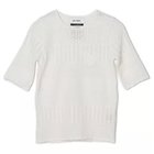 【ミュベール/MUVEIL】の柄編みニットソー white|ID: prp329100004870665 ipo3291000000036304405