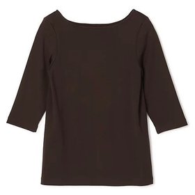 【マルティニーク/martinique】の《定番》フライス5分袖ボートTシャツ 人気、トレンドファッション・服の通販 founy(ファニー) ファッション Fashion レディースファッション Fashion for Women トップス・カットソー Cut & Sew Tops シャツ・ブラウス・オフィスカジュアル Elegant Blouses & Button-Ups ロングTシャツ・Tシャツ Longline T-Shirts & Tees おすすめ Recommended / Our Picks ストレッチ Stretch, Stretchy Fabric 半袖 Short Sleeve, Half Sleeve 定番 Standard, Basic Item 洗える Machine Washable |ID:prp329100004870705