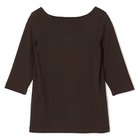 【マルティニーク/martinique】の《定番》フライス5分袖ボートTシャツ ブラウン|ID: prp329100004870705 ipo3291000000036304740