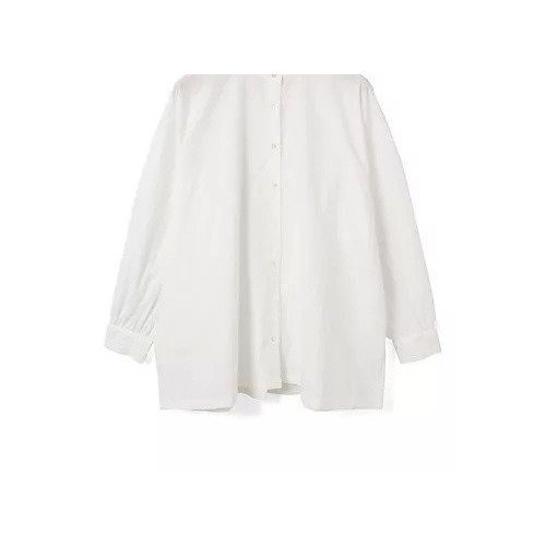 【ミディウミ/MidiUmi】のワイドバックギャザーシャツ インテリア・キッズ・メンズ・レディースファッション・服の通販 founy(ファニー) 　ファッション　Fashion　レディースファッション　Fashion for Women　トップス・カットソー　Cut & Sew Tops　シャツ・ブラウス・オフィスカジュアル　Elegant Blouses & Button-Ups　バッグ　Bags　カーディガン　Cardigan, Knitwear　ギャザー　Gathered, Ruffled　シンプル　Simple, Minimal　タイプライター　Typewriter Fabric, Crisp Cotton　ベスト　Vest, Waistcoat　ワイド　Wide, Wide Fit　ワッシャー　Washer, Crinkled Finish　オフホワイト|ID: prp329100004871569 ipo3291000000036319968