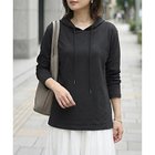 【スタイルデリ/STYLE DELI】のパーカー風カットソートップス 人気、トレンドファッション・服の通販 founy(ファニー) ファッション Fashion レディースファッション Fashion for Women トップス・カットソー Cut & Sew Tops レディースパーカー・カジュアルフーディー Casual Hoodies & Sweatshirts カットソー・ベーシックTシャツ Cut-and-Sewn Tops / Stretch Tees & Basics イエロー Yellow カットソー Cut and Sewn Top カーディガン Cardigan, Knitwear ジャケット Jacket, Outerwear スウェット / スエット Sweatshirt, Sweatwear ストレート Straight, Straight Cut スリット Slit, Slit Detail 定番 Standard, Basic Item 長袖 Long Sleeve, Full Sleeve パーカー Hoodie, Parka ベスト Vest, Waistcoat ポケット Pocket, Pocket Detail モコモコ Fuzzy, Fluffy 夏 Summer thumbnail ブラック|ID: prp329100004871575 ipo3291000000036335032