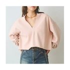 【ウィムガゼット/Whim Gazette】のスウェットVネックプルオーバー2 人気、トレンドファッション・服の通販 founy(ファニー) ファッション Fashion レディースファッション Fashion for Women トップス・カットソー Cut & Sew Tops レディースパーカー・カジュアルフーディー Casual Hoodies & Sweatshirts カジュアルプルオーバー・ニットトップス Pullovers & Knit Tops / Casual Pullovers スウェット・クルーネックトップス Sweatshirts & Crewnecks / Relaxed Fit Sweat Tops Vネックトップス V-Neck Tops / V-Cut Neckline Shirts おすすめ Recommended / Our Picks キャミソール Camisole, Spaghetti Strap Top クロップド Cropped, Short Length スウェット / スエット Sweatshirt, Sweatwear 定番 Standard, Basic Item thumbnail ベビーピンク|ID: prp329100004871585 ipo3291000000036321602