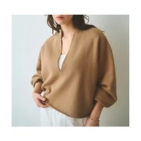 【ウィムガゼット/Whim Gazette】のスウェットVネックプルオーバー2 人気、トレンドファッション・服の通販 founy(ファニー) ファッション Fashion レディースファッション Fashion for Women トップス・カットソー Cut & Sew Tops レディースパーカー・カジュアルフーディー Casual Hoodies & Sweatshirts カジュアルプルオーバー・ニットトップス Pullovers & Knit Tops / Casual Pullovers スウェット・クルーネックトップス Sweatshirts & Crewnecks / Relaxed Fit Sweat Tops Vネックトップス V-Neck Tops / V-Cut Neckline Shirts おすすめ Recommended / Our Picks キャミソール Camisole, Spaghetti Strap Top クロップド Cropped, Short Length スウェット / スエット Sweatshirt, Sweatwear 定番 Standard, Basic Item |ID:prp329100004871585