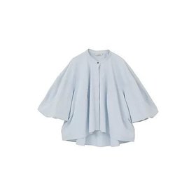 【クラネ/CLANE】 VOLUME SELEEVE STAND NECK SHIRTS人気、トレンドファッション・服の通販 founy(ファニー) ファッション Fashion レディースファッション Fashion for Women トップス・カットソー Cut & Sew Tops シャツ・ブラウス・オフィスカジュアル Elegant Blouses & Button-Ups おすすめ Recommended / Our Picks ショート Short, Short Length ストレッチ Stretch, Stretchy Fabric ツイル Twist, Twisted Detail フォルム Silhouette, Form フロント Front, Front Design リネン Linen, Linen Fabric エレガント 上品 Elegant 夏 Summer 春 Spring |ID:prp329100004871587