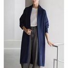 【ドレスハーセルフ/DRESS HERSELF】の【洗える】シルクコットン/ロングカーディガン ネイビー|ID: prp329100004871589 ipo3291000000036322074