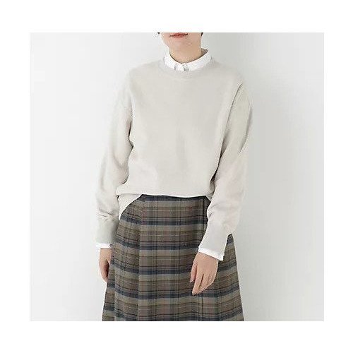 【ヒューマンウーマン/HUMAN WOMAN】のカラートレーナー インテリア・キッズ・メンズ・レディースファッション・服の通販 founy(ファニー) 　ファッション　Fashion　レディースファッション　Fashion for Women　おすすめ　Recommended / Our Picks　イエロー　Yellow　スウェット / スエット　Sweatshirt, Sweatwear　スタンダード　Standard, Basic　トレーナー　Sweatshirt, Trainer　ベーシック　Basic, Essential　ボトム　Bottoms, Lower Wear　グレージュ|ID: prp329100004872074 ipo3291000000036328732