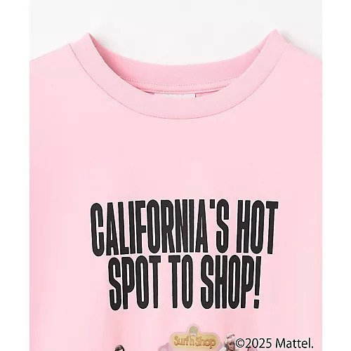 【エニー/ANY】の【Barbie(TM)】ロゴTシャツ 人気、トレンドファッション・服の通販 founy(ファニー) 　ファッション　Fashion　レディースファッション　Fashion for Women　トップス・カットソー　Cut & Sew Tops　シャツ・ブラウス・オフィスカジュアル　Elegant Blouses & Button-Ups　ロングTシャツ・Tシャツ　Longline T-Shirts & Tees　イラスト　Illustration　カットソー　Cut and Sewn Top　カリフォルニア　California, Cali Style　キャップ　Cap, Baseball Cap　シンプル　Simple, Minimal　スリット　Slit, Slit Detail　デニム　Denim, Jeans Material　人気　Popular, Best Seller　長袖　Long Sleeve, Full Sleeve　フリル　Frill, Ruffle　プリント　Print, Printed Pattern　ベーシック　Basic, Essential　半袖　Short Sleeve, Half Sleeve　リボン　Ribbon, Bow　プチプライス・低価格　Affordable / Budget Price　夏　Summer　other-3|ID: prp329100004872077 ipo3291000000036328974