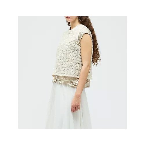 【ミズイロ インド/mizuiro ind】のレースクルーネックベスト 人気、トレンドファッション・服の通販 founy(ファニー) ファッション Fashion レディースファッション Fashion for Women アウター Coat / Outerwear Collection トップス・カットソー Cut & Sew Tops ベスト&ジレ / 重ね着スタイル Vests & Gilets インナー Innerwear クラシック Classic, Timeless Style コンパクト Compact, Small Size レース Lace, Lace Fabric other-2|ID: prp329100004872250 ipo3291000000036334996