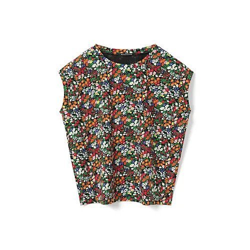 【ミズイロ インド/mizuiro ind】のフラワープリントフレンチスリーブプルオーバー 人気、トレンドファッション・服の通販 founy(ファニー) 　ファッション　Fashion　レディースファッション　Fashion for Women　トップス・カットソー　Cut & Sew Tops　カジュアルプルオーバー・ニットトップス　Pullovers & Knit Tops / Casual Pullovers　花柄・フラワープリント・モチーフ　Floral Prints & Motifs / Flower Pattern Tops　インナー　Innerwear　カットソー　Cut and Sewn Top　コンパクト　Compact, Small Size　バランス　Balance, Style Balance　ビビッド　Vivid, Bright Tone　フラワー　Flower, Floral　プリント　Print, Printed Pattern　ベスト　Vest, Waistcoat　ボトム　Bottoms, Lower Wear　ヴィンテージ　Vintage Style　other-2|ID: prp329100004872252 ipo3291000000036335009