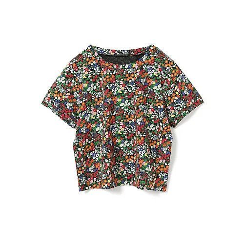 【ミズイロ インド/mizuiro ind】のフラワープリントTシャツ 人気、トレンドファッション・服の通販 founy(ファニー) ファッション Fashion レディースファッション Fashion for Women トップス・カットソー Cut & Sew Tops シャツ・ブラウス・オフィスカジュアル Elegant Blouses & Button-Ups ロングTシャツ・Tシャツ Longline T-Shirts & Tees 花柄・フラワープリント・モチーフ Floral Prints & Motifs / Flower Pattern Tops インナー Innerwear カットソー Cut and Sewn Top コンパクト Compact, Small Size シンプル Simple, Minimal バランス Balance, Style Balance ビビッド Vivid, Bright Tone フラワー Flower, Floral プリント Print, Printed Pattern ベスト Vest, Waistcoat ボトム Bottoms, Lower Wear ヴィンテージ Vintage Style other-2|ID: prp329100004872253 ipo3291000000036335017